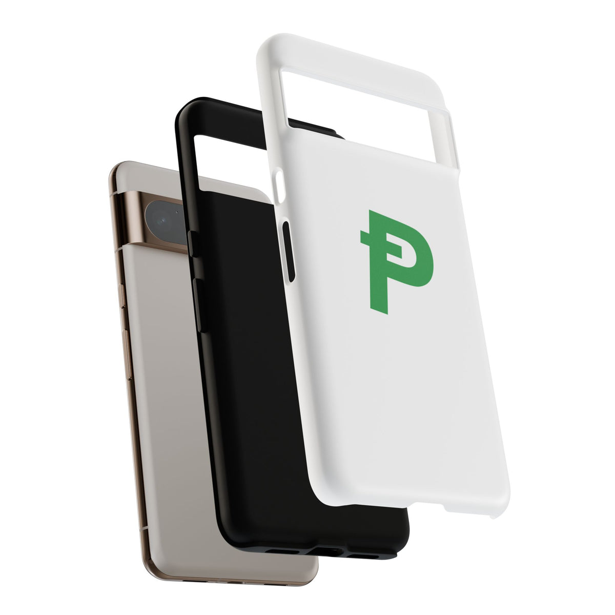 Pepecoin Ᵽ Phone Case (White)