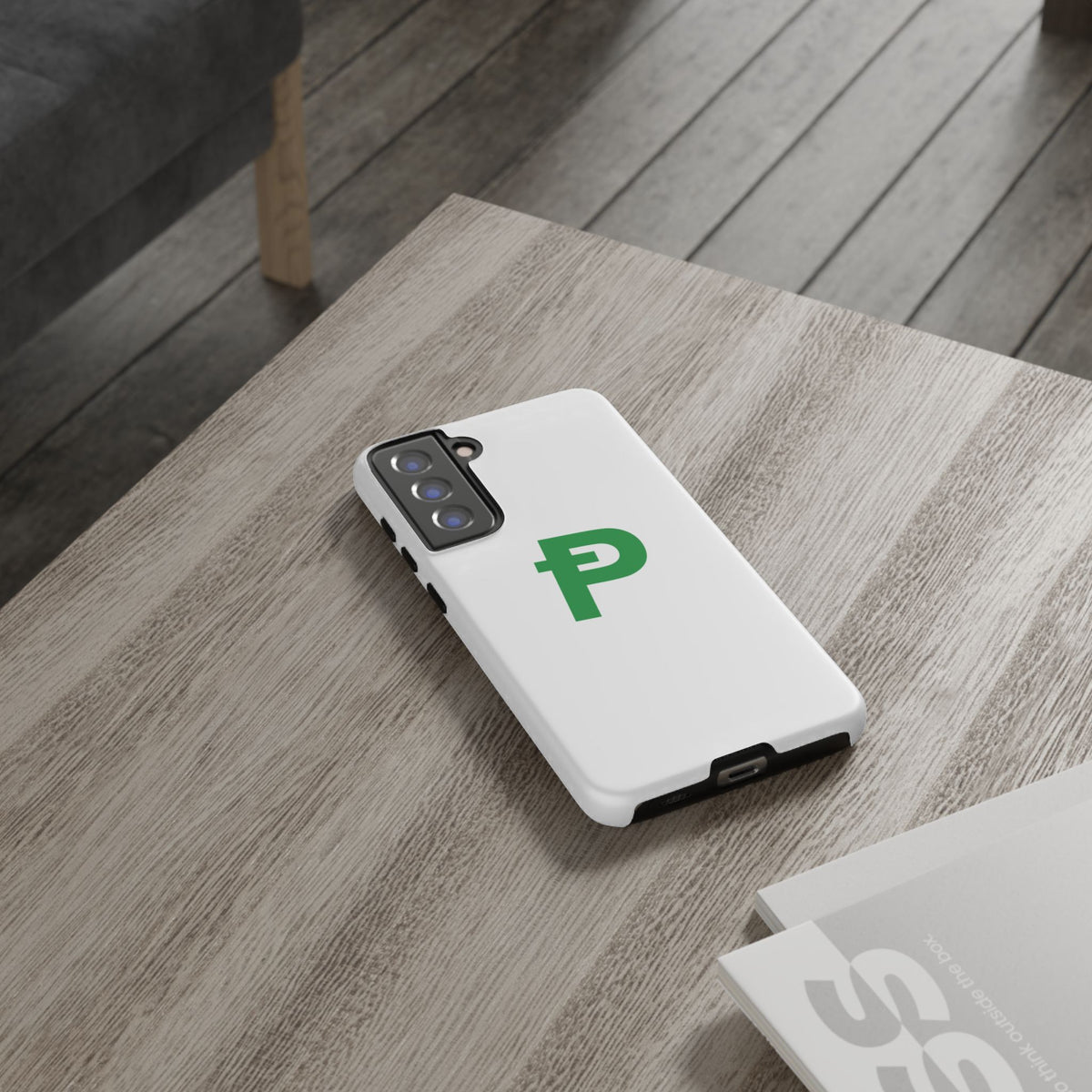 Pepecoin Ᵽ Phone Case (White)