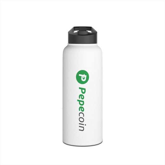 Pepecoin Water Bottle, Stainless Steel (32oz)