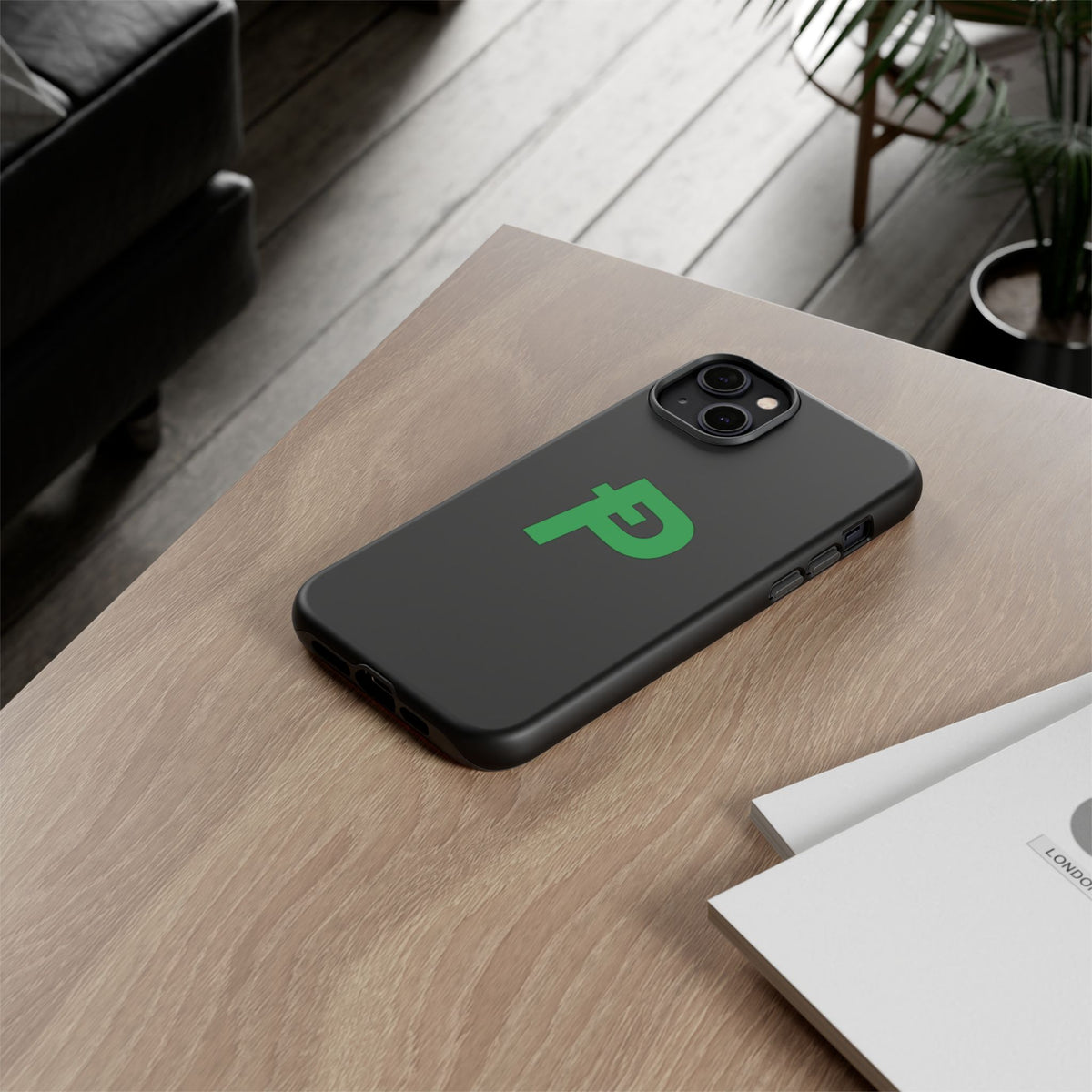 Pepecoin Ᵽ Phone Case (Black)