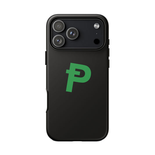Pepecoin Ᵽ Phone Case (Black)