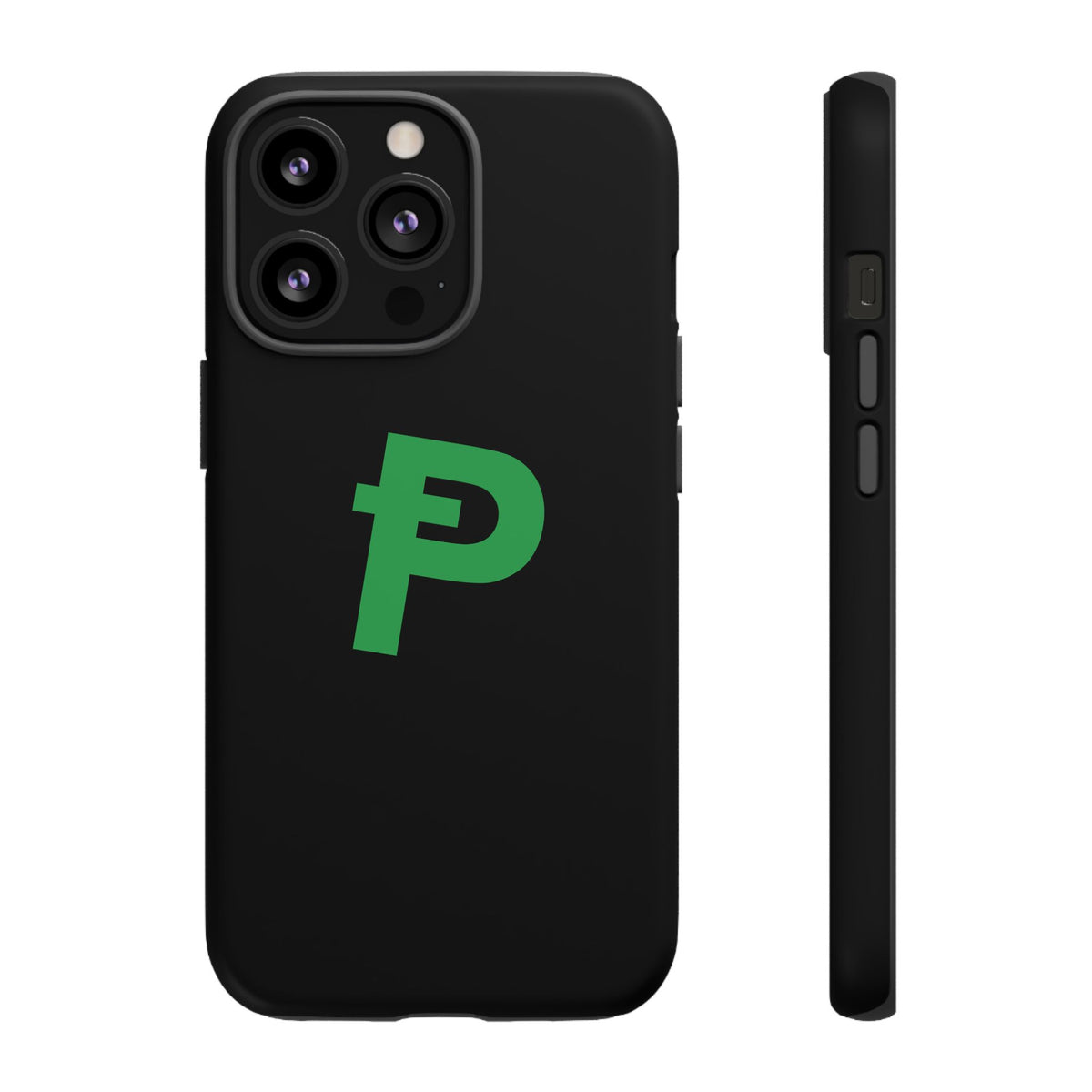 Pepecoin Ᵽ Phone Case (Black)