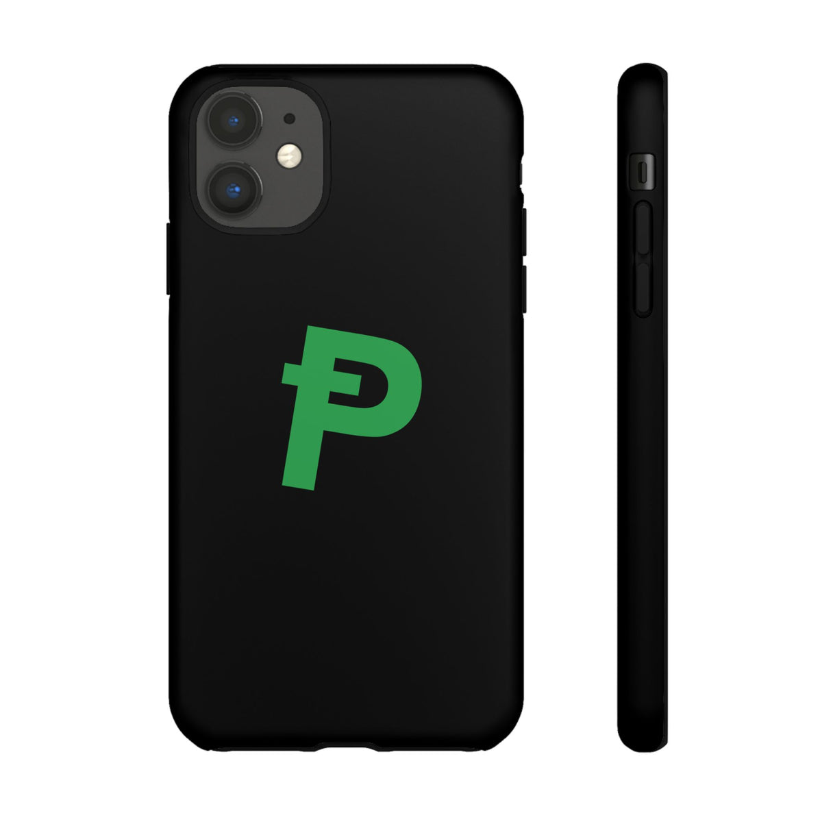 Pepecoin Ᵽ Phone Case (Black)