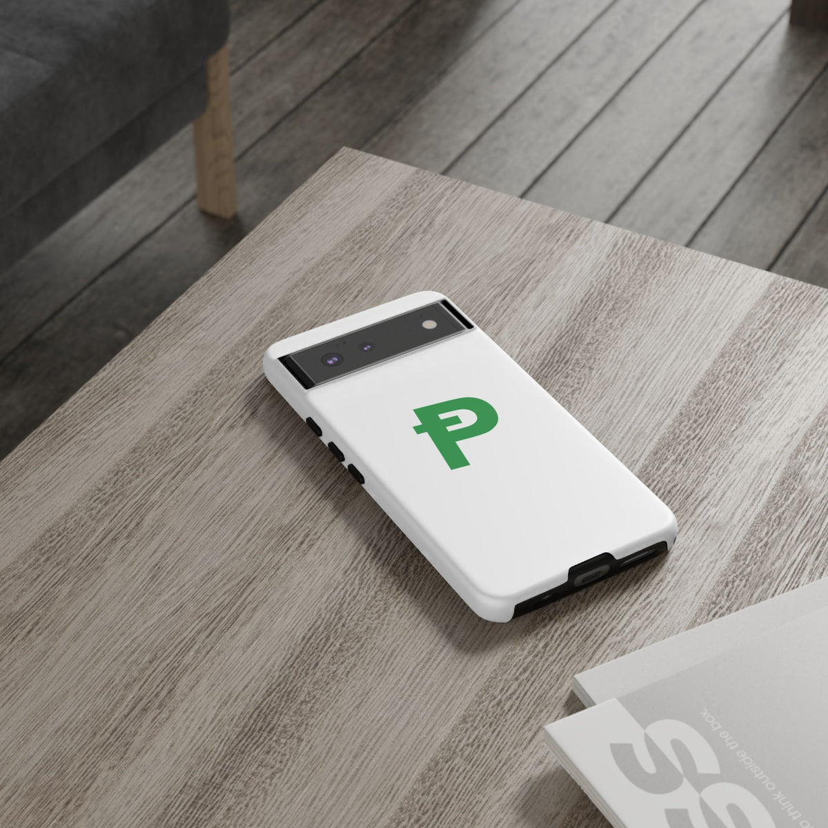 Pepecoin Ᵽ Phone Case (White)
