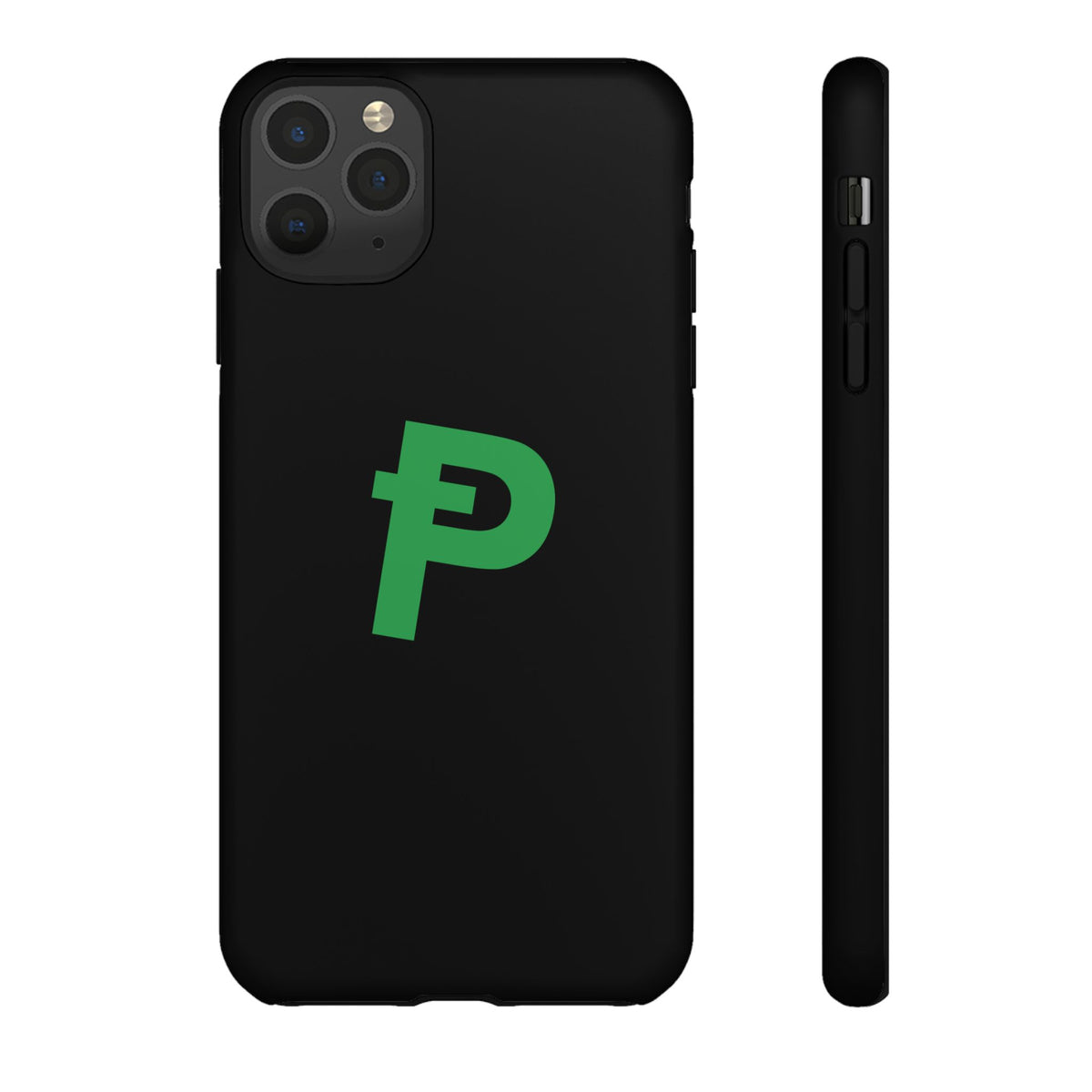 Pepecoin Ᵽ Phone Case (Black)
