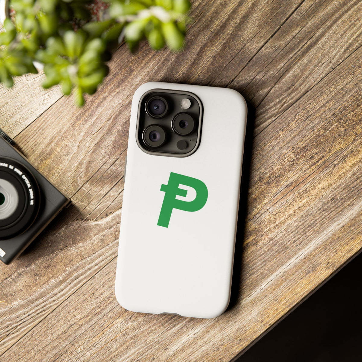 Pepecoin Ᵽ Phone Case (White)