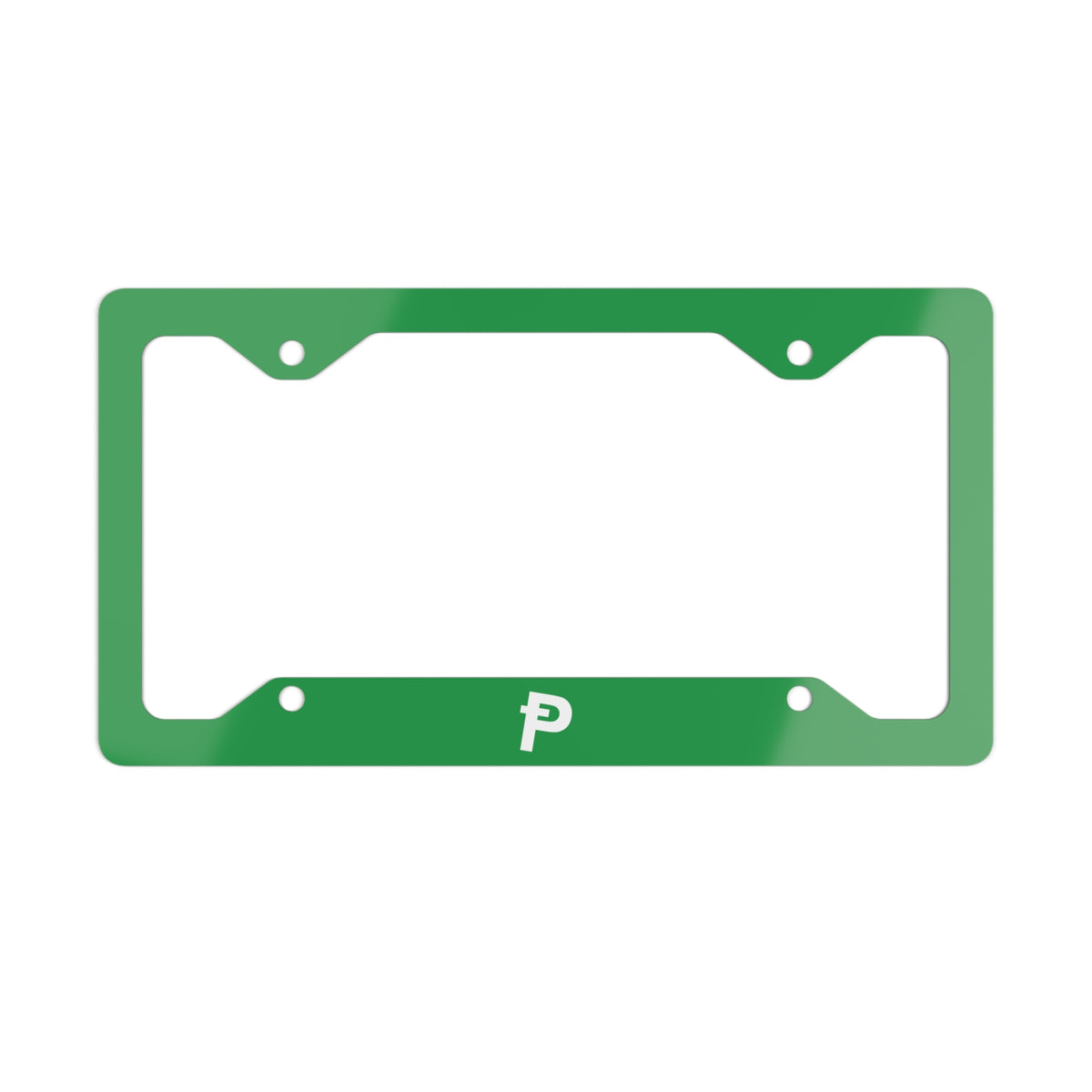 Pepecoin Ᵽ License Plate Frame (Green)