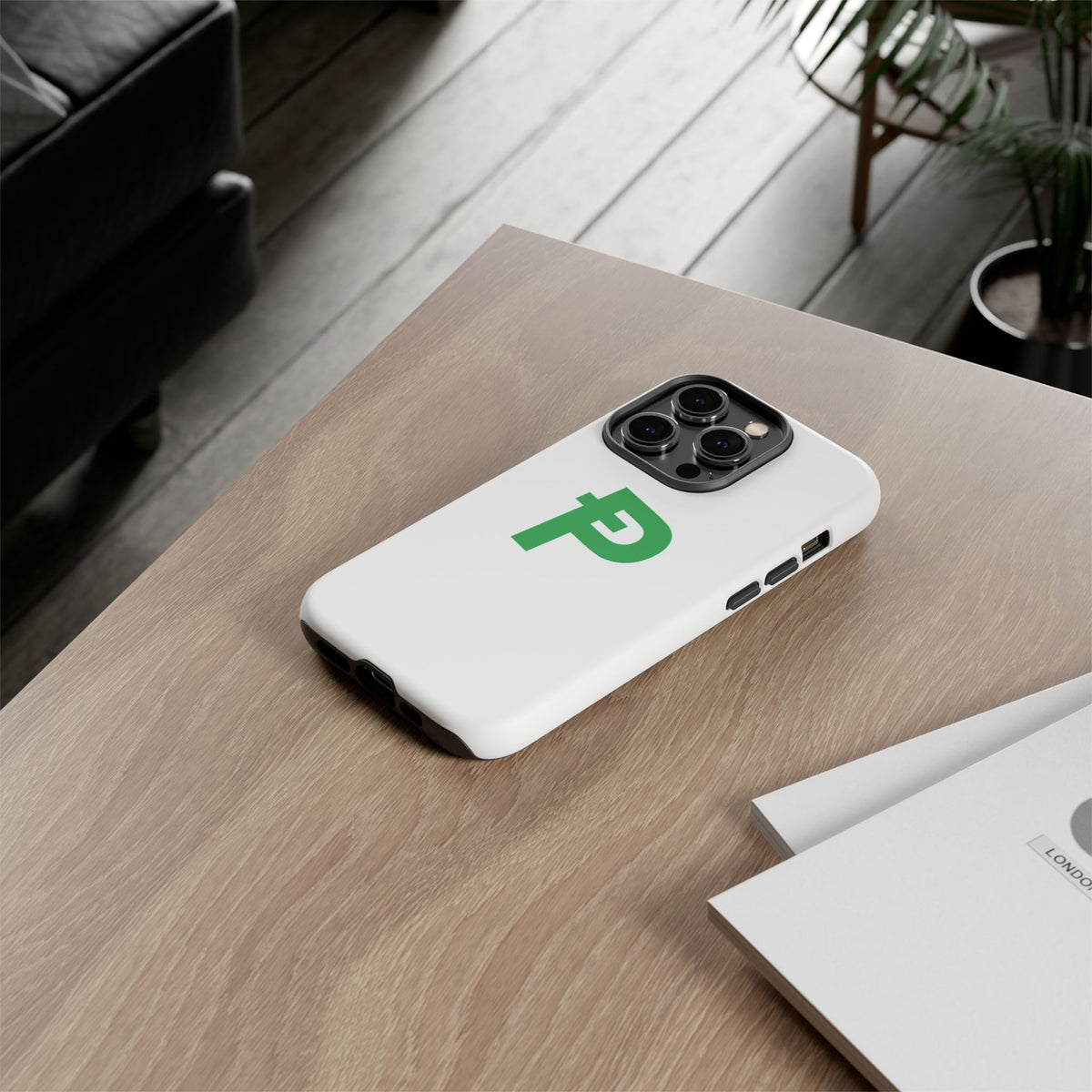 Pepecoin Ᵽ Phone Case (White)