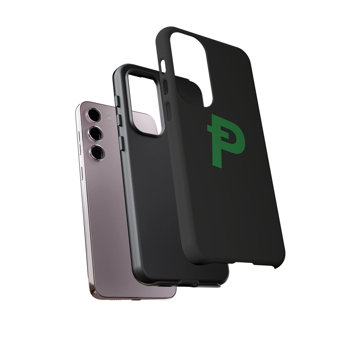 Pepecoin Ᵽ Phone Case (Black)
