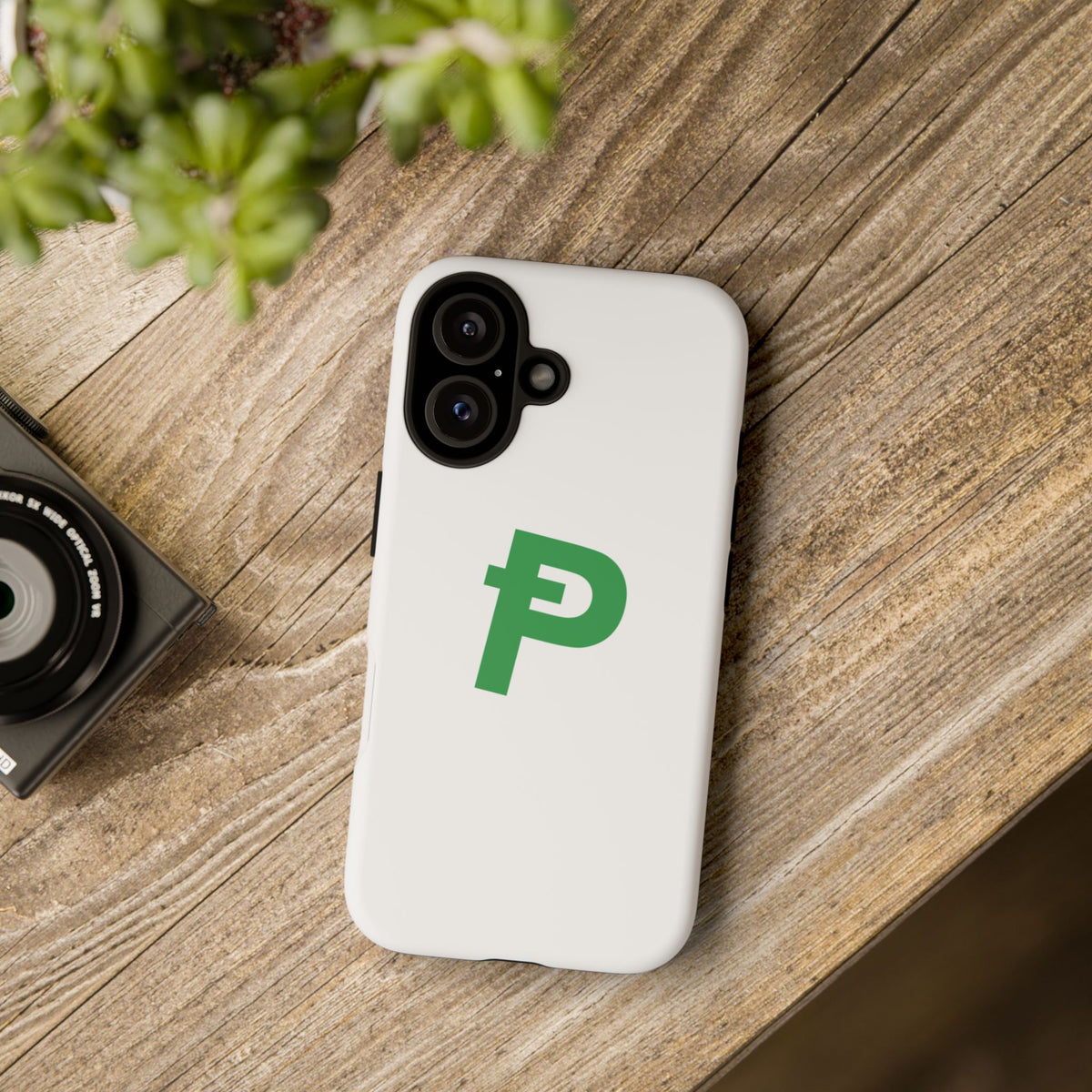 Pepecoin Ᵽ Phone Case (White)