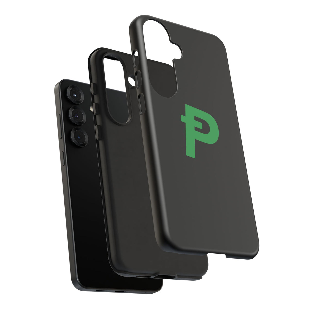 Pepecoin Ᵽ Phone Case (Black)