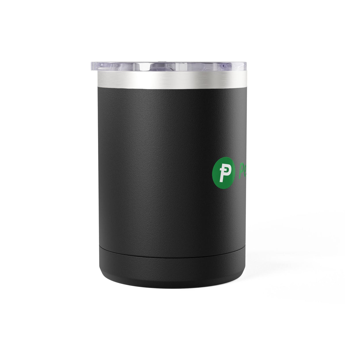 Pepecoin Coffee Mug Tumbler, 15oz (Black)