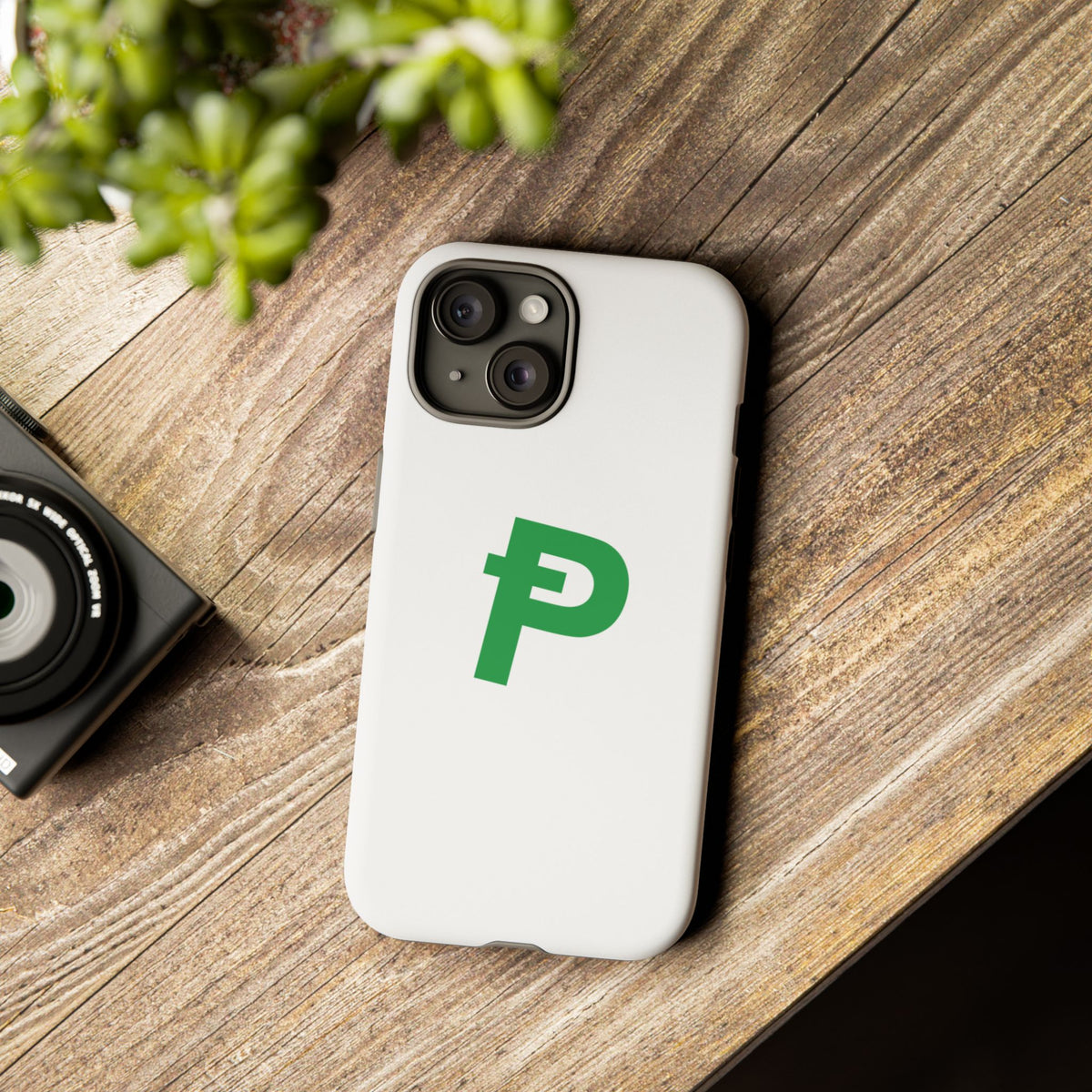 Pepecoin Ᵽ Phone Case (White)