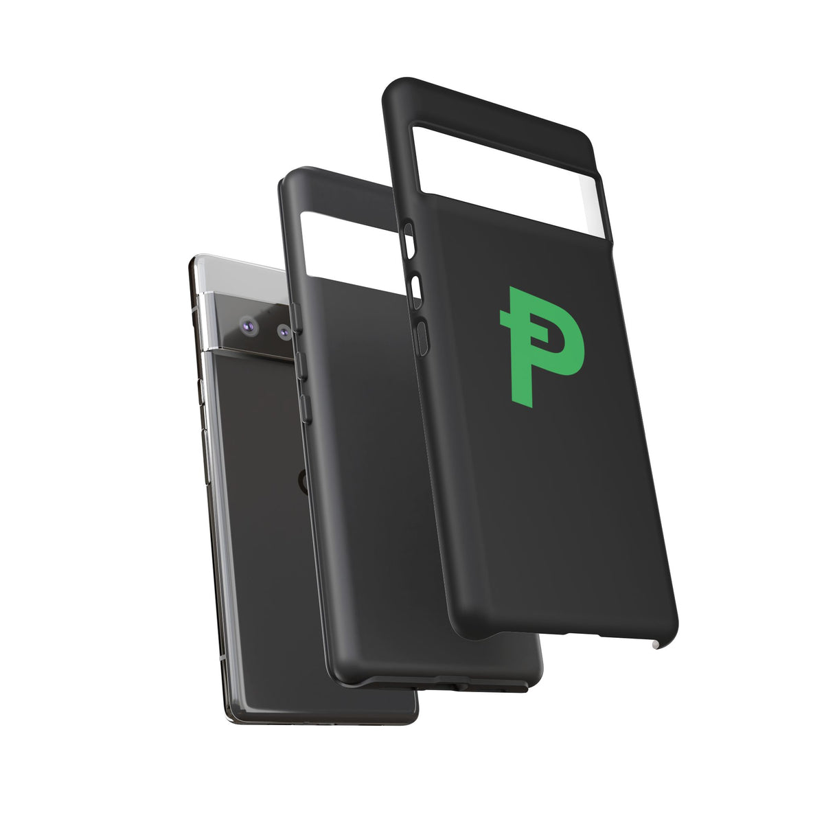 Pepecoin Ᵽ Phone Case (Black)