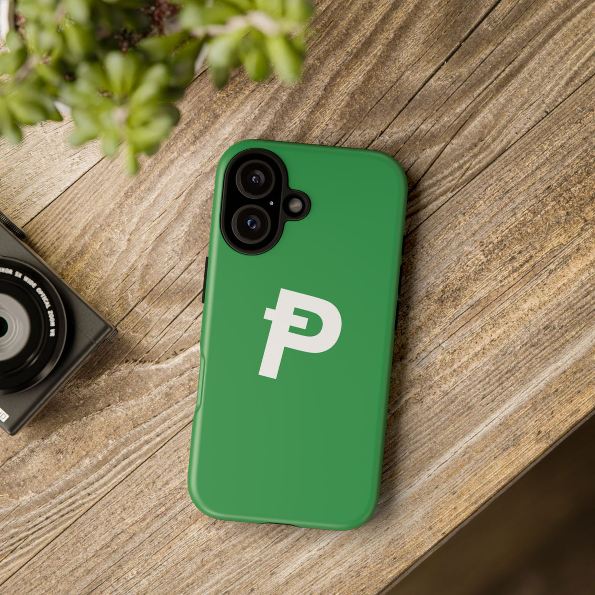 Pepecoin P Phone Case (Green)