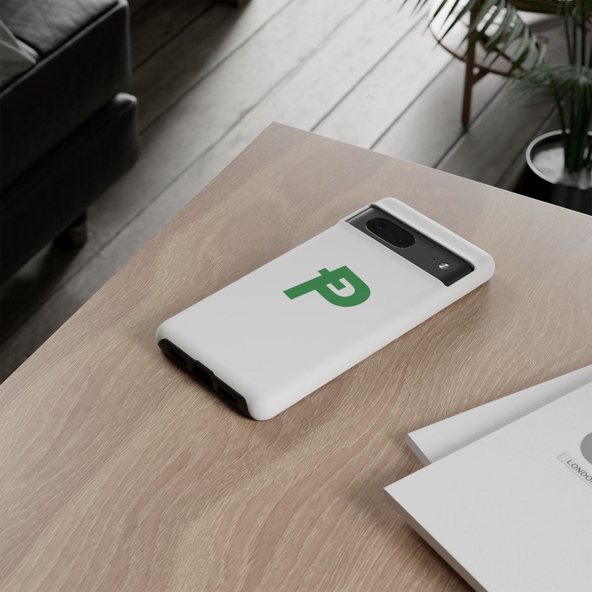 Pepecoin Ᵽ Phone Case (White)