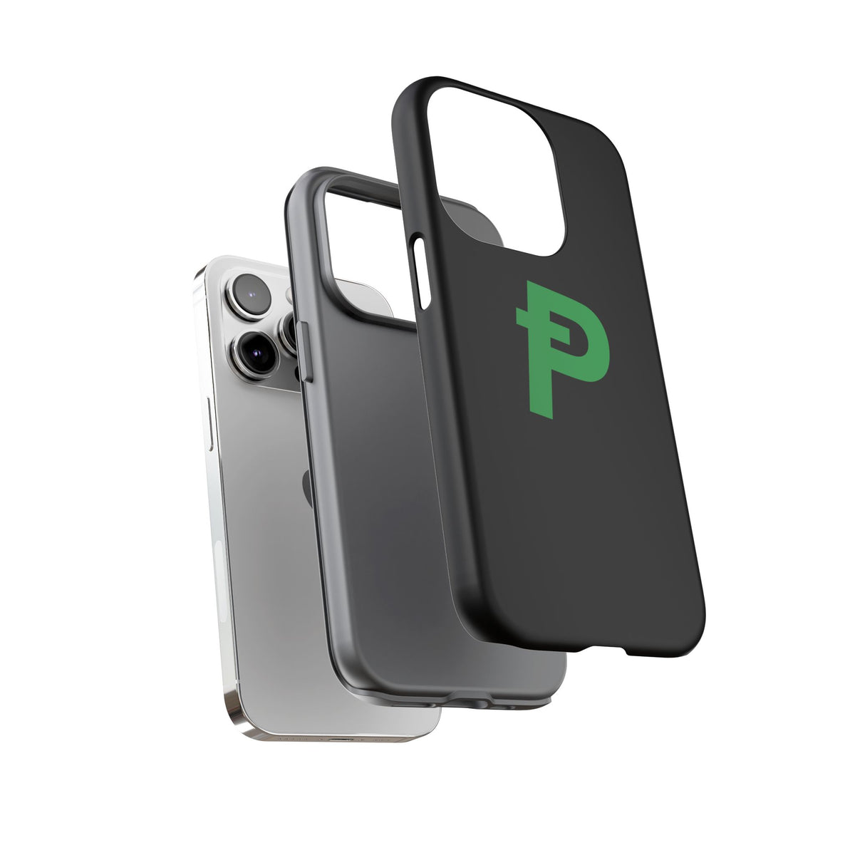Pepecoin Ᵽ Phone Case (Black)