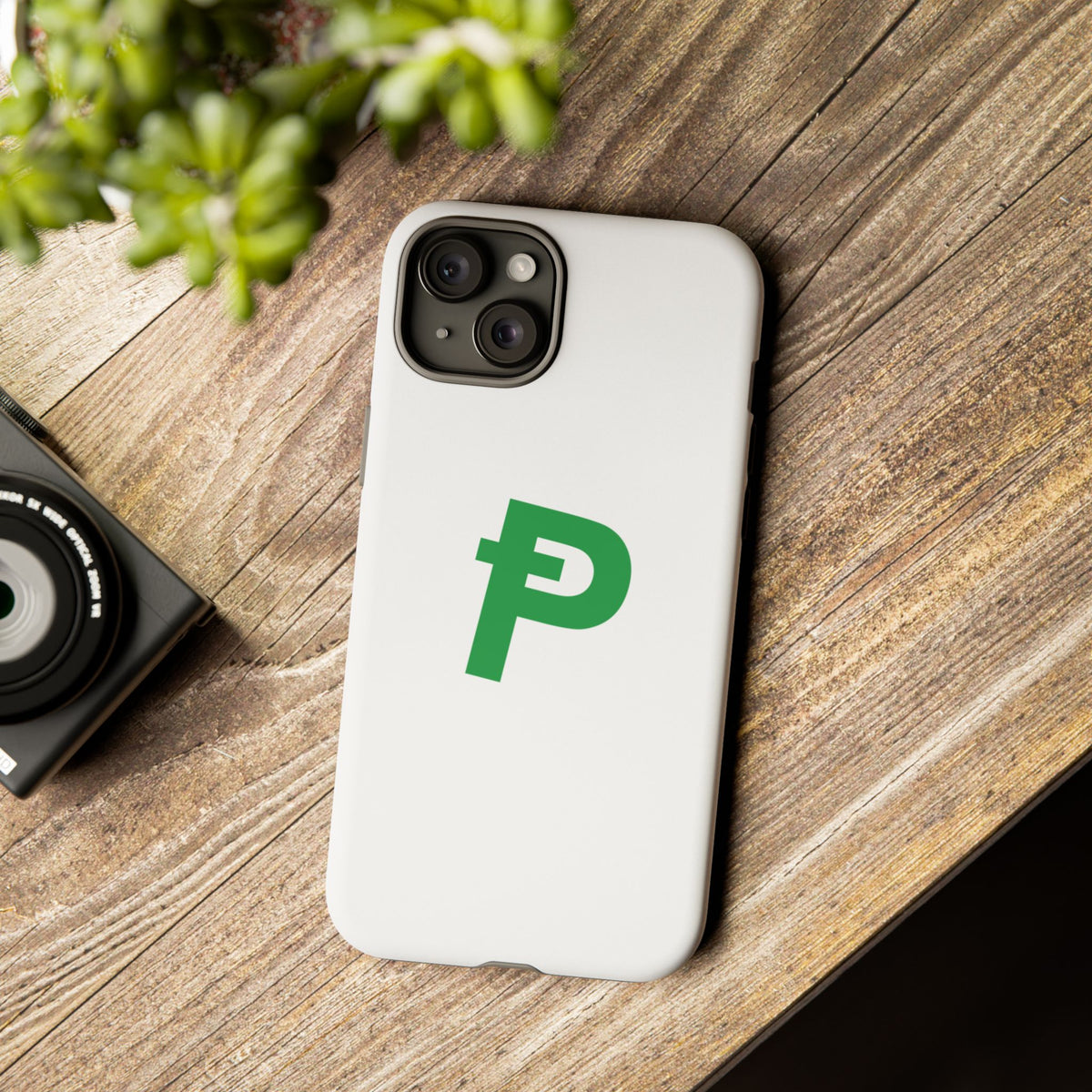 Pepecoin Ᵽ Phone Case (White)
