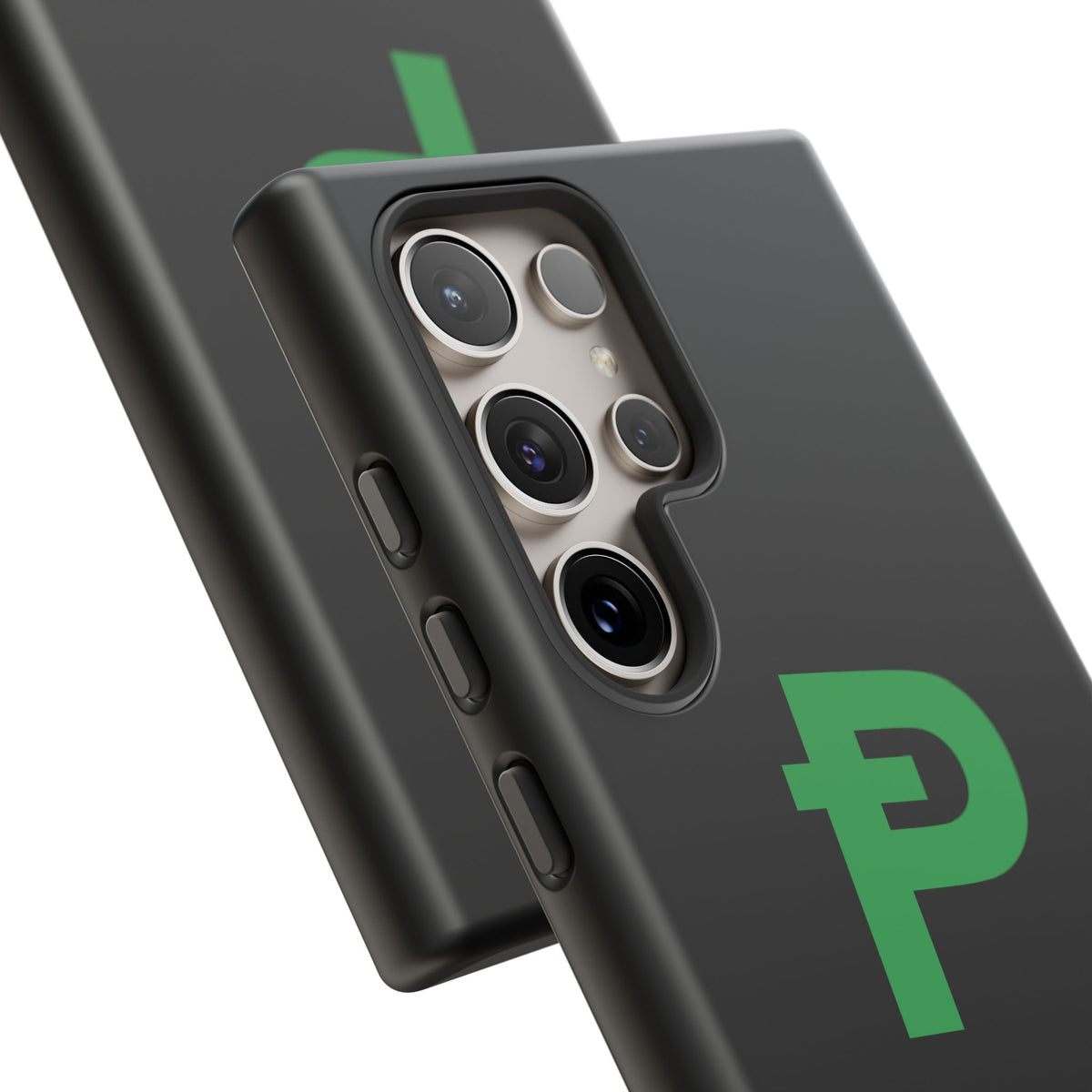 Pepecoin Ᵽ Phone Case (Black)