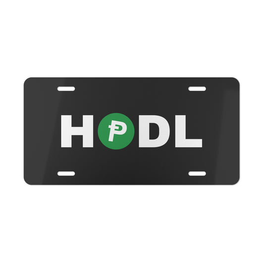 Vanity Plate (HODL Edition)